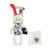 Peluche avec doudou lapin L’Île aux Fleurs Triskel 28 cm - Maïlou Tradition