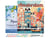 Peinture par Numéro Figured'Art avec Cadre - Affiche de voyage Amsterdam en fleurs - Kit de Loisir Créatif DIY Numéro d'Art Complet - 40x50cm toile tendue sur châssis