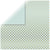 Papier scrapbooking "GoFoil Dots", vert menthe, 30,5x30,5cm, 180g / m² - lot de 15 feuilles