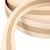 Bobine 20m sangle 3 bandes fil métal coton 30mm taupe