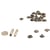 8 boutons pressions 15mm tissus lourds et outil argent vieilli