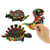 MégaCréa DIY - Dinosaures à gratter de 9 à 16 cm 5 pièces