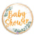 Ballon Aluminium Hélium - Baby Shower Eucalyptus Ø 35 cm