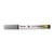 Marqueur couvrant pailleté pour textile, argent brillant, pointe ronde 2 - 4mm, avec valve