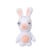 Peluche Lapins Crétins Bean-  - Bouche Fermée,18 cm