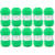 10 pelotes de laine - Vert fluo - 29 - 100% acrylique - 3,5/4,5 mm - Gründl - Lisa Premium