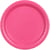 6 Assiettes Rose Ø23 cm - En carton