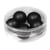 Rayher - Perle satinée SilkBead ø 14mm Noir 5 pièces