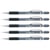 Lot de 5 Porte-mine PENTEL Hi-Graph A315 - Corps plastique gris - Pointe 0,5 mm