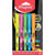 Surligneurs - 5 couleurs fluos - Jaune, rose, vert, bleu, orange - Pointe biseautée - Maped