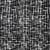 Tissu Jersey Milano Lia blanc sur fond Noir