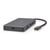 Nedis Hub USB-C vers RJ45 / 3USB-A / Micro SD / USB-C PD 3.0 / 2HDMI 4K 5Gbps 0.2m Noir
