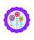 Kit Point de croix ~ Tableau Azalées ~ Flower Power petit format - Rico Design Violet