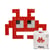 Kit mosaïque DIY pixel art - Monster - Rouge