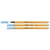 Lot de 3 stylos-feutres pointe fine 0,4 mm - STABILO - Point 88 - Bleu azur