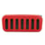 Enceinte Bluetooth Forme Pot D'échappement Voiture TWS Support Carte TF FM AUX USB Rouge YONIS