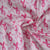 Tissu Coton imprimé  Boobs ruban rose sur fond Blanc - Au mètre