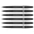 Lot de 6 stylos feutres pointe pinceau extra fine - Pentel - Sign Pen Artist - Noir