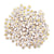 MégaCréa DIY - Perles lettres pour enfant - blanc et or 0,7 x 0,3 cm 40 g