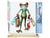 Peinture par Numéro Figured'Art - La Grenouille revenant du Shopping - Kit de Loisir Créatif DIY Numéro d'Art Complet - 40x50cm toile roulée + châssis en bois à monter