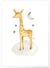 Affiche Bébé Girafe | A3 : 29,7x42cm