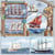 Lot de 4 serviettes en papier découpage collage 33 cm AMBIANCE MARITIME M 101