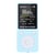 Lecteur Mp4 MP3 Écran 1.8 Pouce Baladeur Enregistreur Fm Radio Micro SD Bleu