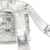 Bobine galon paillettes 14,5m argent foncé