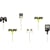 6 Pics Cake Toppers Manette