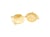 2 Pendentifs ronds avec soleil 16*17mm laiton doré or 18K