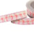 Bobine 15m galon jacquard flamants roses rose clair 16mm