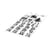 Clear Stamps - Calendr.de l'avent Classic, 97x205mm, 33 motifs, 1feuille