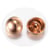 5 BOUTONS TIGE Métal Doré Demi-Dôme Demi-Rond 20 mm 1 trou - creation couture diy