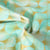 Tissu coton imprimé  Golden Vibes Robert Kaufman Fleuris sur fond Vert émeraude