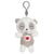 Peluche - Cuty love porte-clés 10 cm - panda