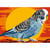 Princesse - Canevas antique Coucher de soleil 32x50 cm