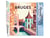 Peinture par Numéro Figured'Art - Affiche Vintage Bruges - Kit de Loisir Créatif DIY Numéro d'Art Complet - 40x50cm sans châssis en bois