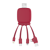 Xoopar Batterie Externe 3000mAh Gamma en plastique recyclé Rouge