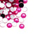 300 PERLES STRASS CABOCHON Rose 4 mm Acrylique à coller - Dos Argenté - Creation Diy