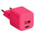 Forever Chargeur GaN Secteur Double Port USB 18W QC et USB-C 30W PD Rouge