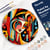 Peinture par Numéro sur disque en bois Figured'Art - Femme abstraite style Picasso - Kit de Loisir Créatif DIY Numéro d'Art Complet - 30cm de diamètre