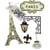 Planche de stickers 3d PARIS