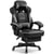 Fauteuil gaming ergonomique - GTPLAYER - noir avec repose-pieds et inclinaison 155°