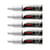 Lot de 5 marqueurs craie Uni chalk marker Uni Ball pointe large blanc