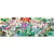 Puzzle panorama les tigres arc en ciel 1000 pieces - collection martyna zoltaszek - djeco - dj07647