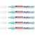 Lot de 5 marqueurs peinture acrylique - Pointe ronde 2-3 mm - EDDING - Bleu pastel