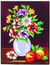 Kit canevas Le bouquet 20x25cm