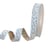 Bobine 15m galon jacquard licornes bleu clair 20mm