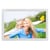 Cadre Photo Numérique 17 Pouces Lecteur Multimédia 1080P LED Vidéo USB SD Blanc YONIS