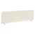 Séparateur de Bureau Beige Clair en PET Acoustique Recouvert de Tissu 160 x 40 cm avec Pinces de Fixation